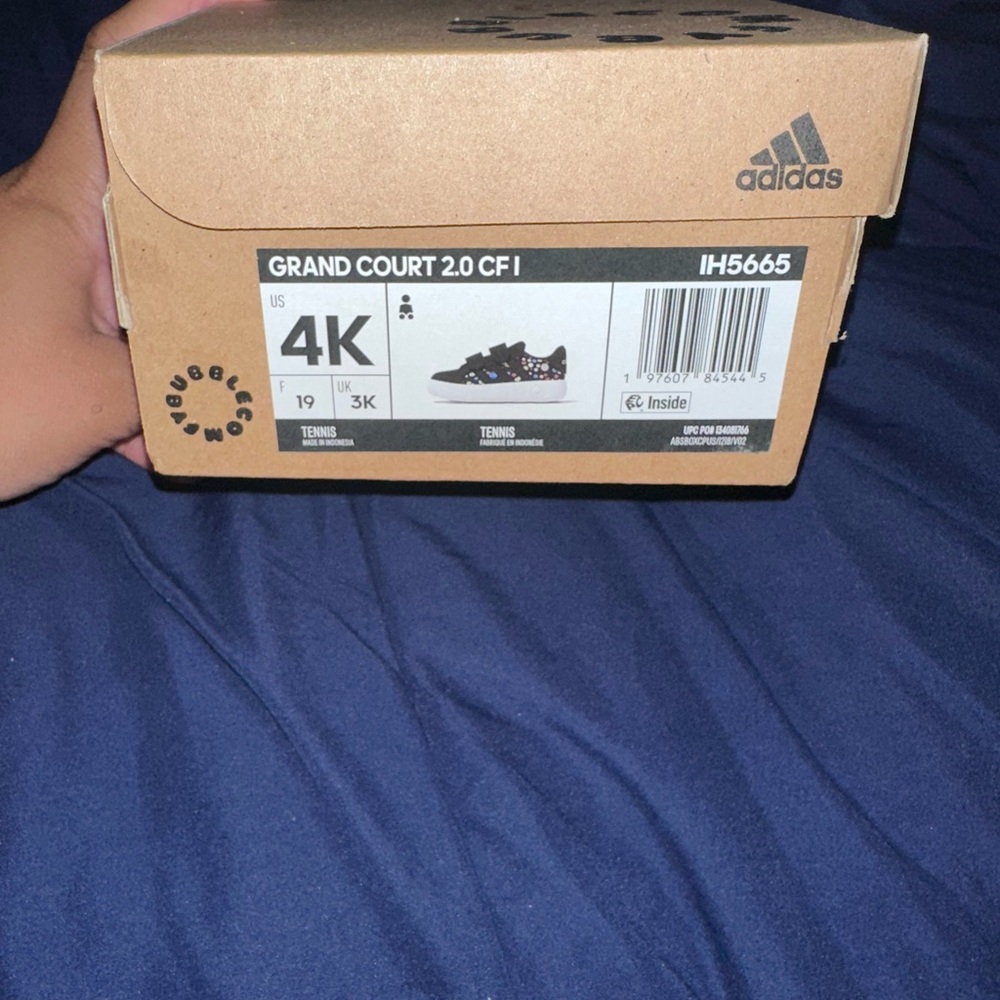 Adidas Grand Court 2.0 CF I Shoes in Black